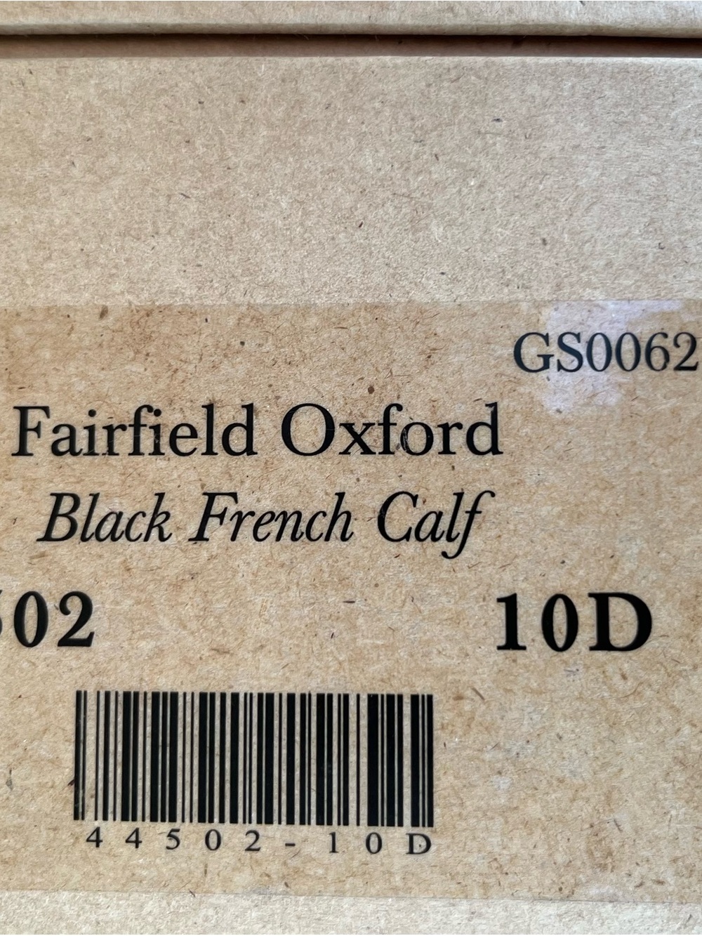 Fairfield Oxford Black French Calf Shoes - Picture 1 of 7